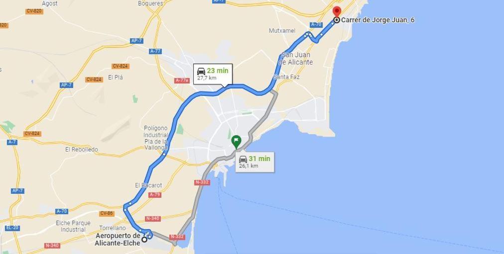 Apartamento Con Piscina Terraza Y Parking Apartment El Campello Bagian luar foto
